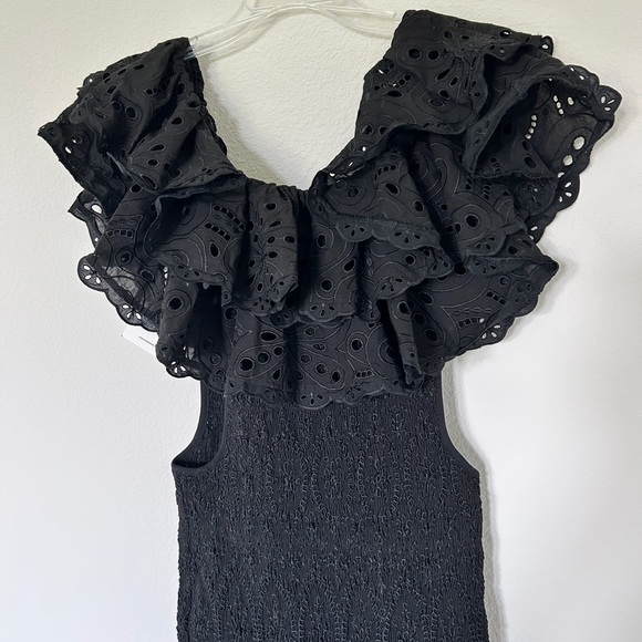 Charo Ruiz Ibiza Luisa Long Dress Black NWT - Picture 6 of 10